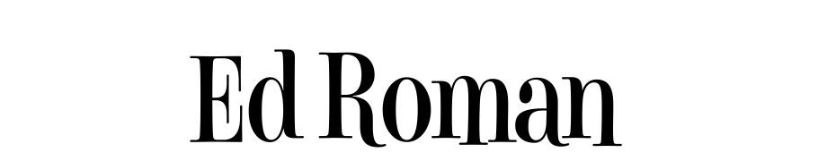 Ed Roman Font Download Free